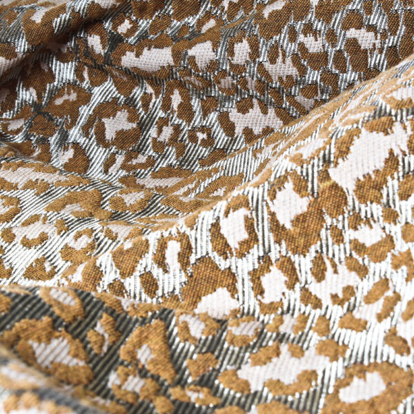 Veste "L'iconique", coloris ocre, pétale et argent – Image 3