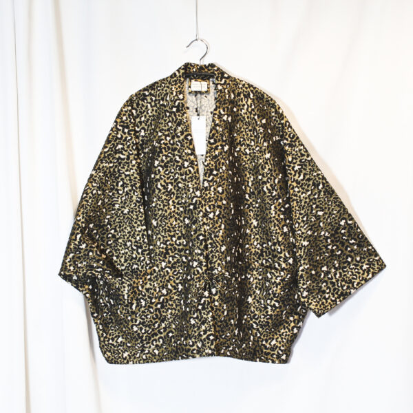Veste "L'iconique", jacquard léopard or/noir – Image 3