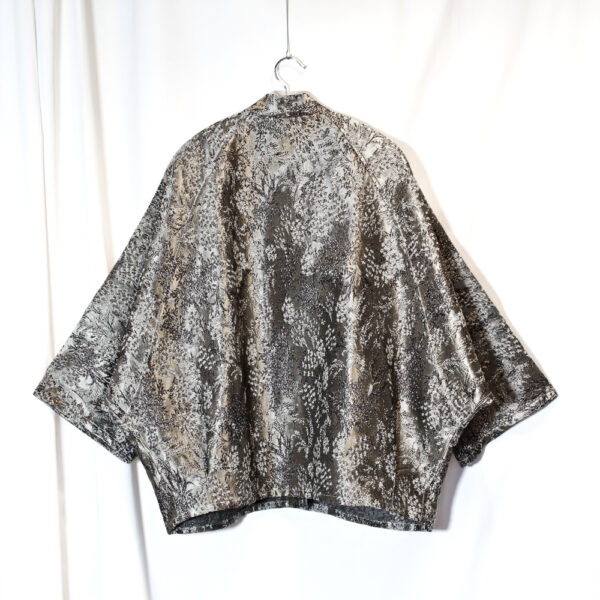 Veste "L'iconique" jacquard fleurs argent – Image 3