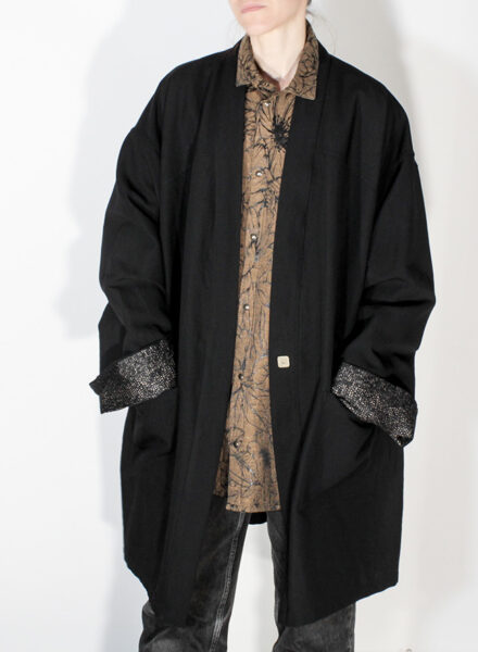 Veste longue "La Standing" - Noir Urbain